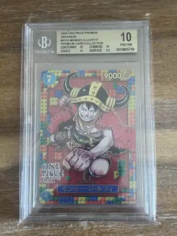 BGS 10 PRISTINE 2025 '25 ONE PIECE DAY MONKEY D LUFFY #P-110 - Image 1