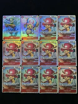 2025 One Piece TCG S-CHN EB01-006 OP08-007 SR Tony Tony Chopper Holo Lot*12 LU57 - Image 1