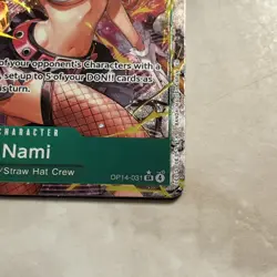 English One Piece Nami Alt Art OP14-031 The Azure Sea's Seven NM - Image 2