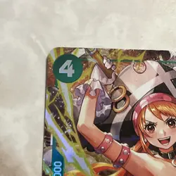 English One Piece Nami Alt Art OP14-031 The Azure Sea's Seven NM - Image 4