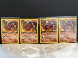 FOUR Dark Charmeleon 32/82 1st Edition Team Rocket Non-Holo Pokemon Card - Image 1