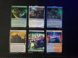 Magic The Gathering TMNT - 6 Card Lot (2 Holo) - Image 1