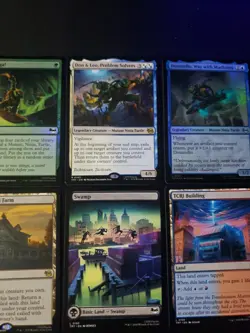 Magic The Gathering TMNT - 6 Card Lot (2 Holo) - Image 3