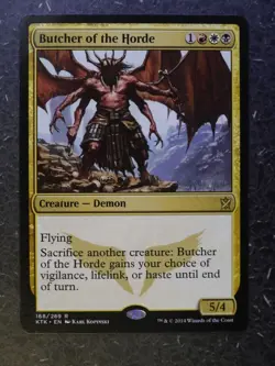 MTG Magic Cards: BUTCHER OF THE HOARD # 7J55 - Image 1