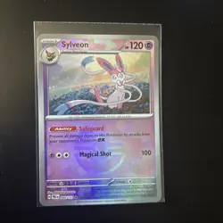 Sylveon 040/131 Master Ball Pokemon Prismatic Evolutions NM TCG Card - Image 1