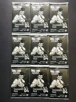 2024 Dragon Ball Card Game English Tournament Pack 04 Sealed Pack Lot*9 YC80 - Image 1