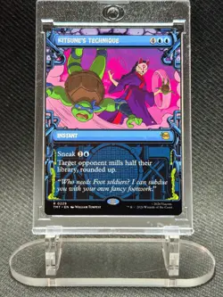 Magic The Gathering TMNT 4 Card Lot Shredder, Mutagen Man, Karai, Kitsune - Image 3