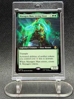 Magic The Gathering TMNT 4 Card Lot Shredder, Mutagen Man, Karai, Kitsune - Image 4