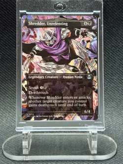 Magic The Gathering TMNT 4 Card Lot Shredder, Mutagen Man, Karai, Kitsune - Image 5