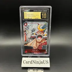 CGC PRISTINE 10 Franky ST01-010 C 25th Edition Parallel ONE PIECE Card Game 69 - Image 1