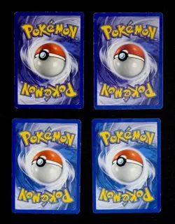 Vintage Pokemon Cards Lot: 4x Jungle Commons- Pikachu Mankey Nidoran Pokeball MP - Image 2