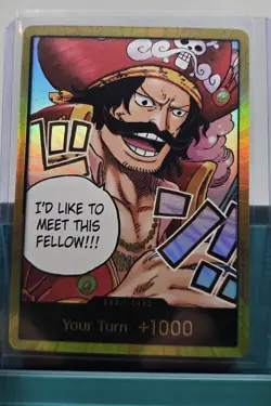 DON!! Card (Gol.D.Roger) (Gold) Carrying On His Will Foil - Image 1