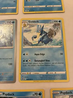Lot Of 7 Psyduck and Golduck Pokemon Cards - Image 4