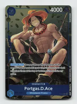 Portgas.D.Ace (Tin Pack Set Vol. 2) PR One Piece Promotion Cards P-074 NMFoil - Image 1