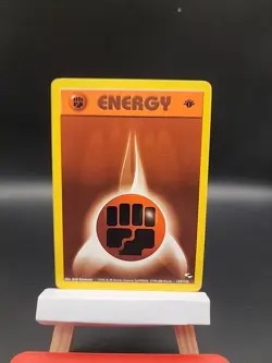 Fighting Energy 1st Edition Gym Heroes 127/132 Pokemon Card LP - Image 1