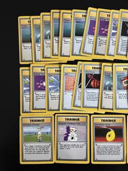 Base Set Trainer Card Lot Pokemon Common Uncommon Rare HP/LP Vintage WOTC - Image 2