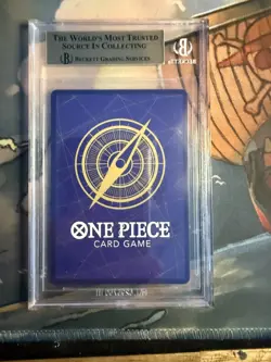 One Piece Card Game The Best Monkey D Luffy Manga Alt Art PRB01 BGS 10 - Image 3