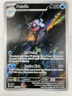 Paladin IR 225/091 Paldean Fates Illustration Rare Holo Pokemon TCG Card NM - Image 1