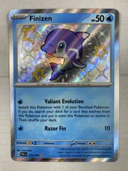 Finizen 123/091 Paldean Fates Shiny Holo Rare Pokemon TCG Card NM - Image 1
