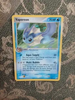 Vaporeon 19/115 Ex Unseen Forces Reverse Holo Rare LP Pokemon Card - Image 1