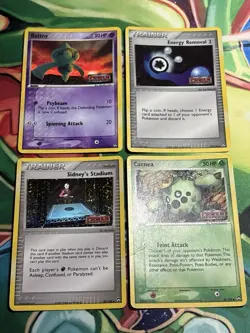 Ex Power Keepers 2007 Stamped Set Era Reverse Holo 4 Pokemon Card Lot - Image 1