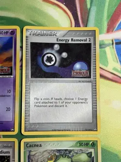 Ex Power Keepers 2007 Stamped Set Era Reverse Holo 4 Pokemon Card Lot - Image 3