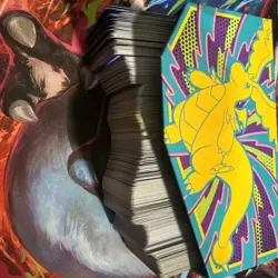 About 600 Pokemon TCG Card Lot Uncommon Common Random Cards Many Eras NM - Image 1