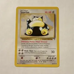 Pokemon Snorlax Jungle 1st Edition Rare 27/64 Basic 90 HP English Card - Image 1