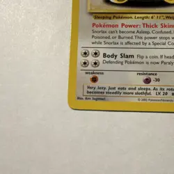 Pokemon Snorlax Jungle 1st Edition Rare 27/64 Basic 90 HP English Card - Image 5