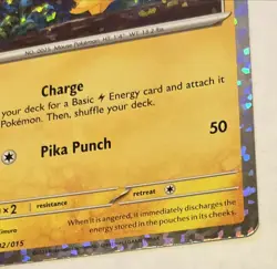McDonald's Pikachu Holo Card 002/015 Pokemon TCG - Image 3