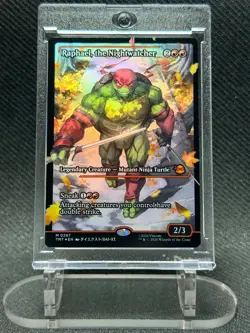 MTG Teenage Mutant Ninja Turtles Raphael, the Nightwatcher Showcase M 0287 Foil - Image 1