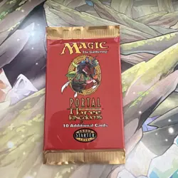 Magic the Gathering Portal Three Kingdoms MTG Booster Pack P3K Unopened 1999 - Image 1