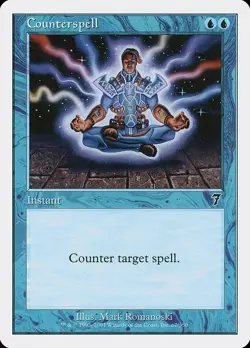Counterspell 1x MtG Seventh Edition 7th PLAYED - Image 1