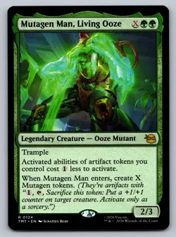 MTG Mutagen Man Living Ooze 0124 TMNT Rare TMT EN 2026 - Image 1