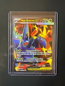 Pokemon TCG: Mega Heracross ex 108/094 Me02: Phantasmal Flames Holo NM - Image 1