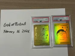 POKEMON PIKACHU V #145 & POKE BALL #146 CELEBRATIONS UPC PSA 8 & 9 SEQUENTIAL - Image 1