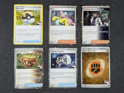Lot of 6 Play Pokemon League Prize Pack Holos - Image 1