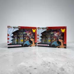 Pokemon TCG Celebrations Collection Lance's Charizard V Box ( 2 Sealed Boxes) 820650101625 - Image 1