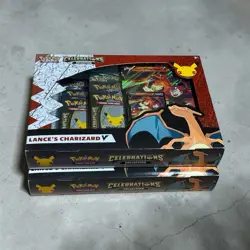 Pokemon TCG Celebrations Collection Lance's Charizard V Box ( 2 Sealed Boxes) 820650101625 - Image 4