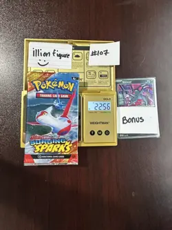 VERY HEAVY! BIG HITUUU22.56g Surging Sparks Pokemon TCG Booster (SEALED) - Image 1