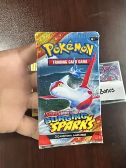 VERY HEAVY! BIG HITUUU22.56g Surging Sparks Pokemon TCG Booster (SEALED) - Image 2