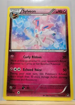 # Sylveon 72/111 XY Furious Fists Regular RARE 2014 Pokemon LP - Image 1