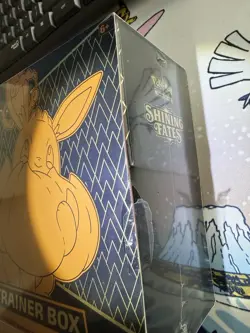 NEW Pokemon Shining Fates Elite Trainer Box (ETB) slight tear from shipping - Image 2