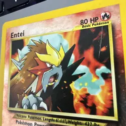 Entei Pokemon Movie Promo #34 Reverse Holo Pokemon 2001 MP - Image 4