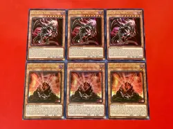 3x The Black Stone Of Legend + 3x Red-Eyes Soul | NM | Ultra Rares | YuGiOh! - Image 1