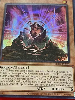 3x The Black Stone Of Legend + 3x Red-Eyes Soul | NM | Ultra Rares | YuGiOh! - Image 2