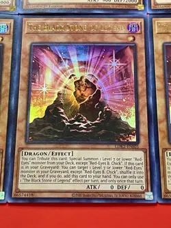 3x The Black Stone Of Legend + 3x Red-Eyes Soul | NM | Ultra Rares | YuGiOh! - Image 5