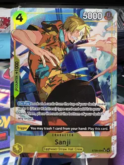 One Piece Sanji (Full Art) ST29-004 Starter Deck 29: Egghead Foil - Image 1