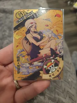 ONE PIECE Card - Manga Anime Full Art - GR07 HOLO - NICO ROBIN - Image 1