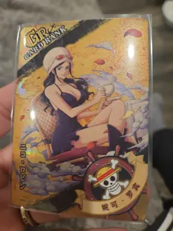 ONE PIECE Card - Manga Anime Full Art - GR07 HOLO - NICO ROBIN - Image 3